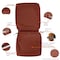 Classic Accessories Montlake FadeSafe Chair Cushion Cover, Heather Henna, 44"LX20"WX3"T 60-436-016601-RT - alternate 6