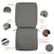 Classic Accessories Montlake FadeSafe Chair Cushion Cover, Light Charcoal, 44"LX20"WX3"T 60-438-010801-RT - alternate 9