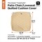 Classic Accessories Montlake Quilted Cushion Slipcover, Chamomile, 25"x25"x5" 60-463-016201-RT - alternate 7