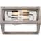 Nuvo Lighting Bliss 2-Light 60W Incandescent Flush Fixture, Driftwood / Polished Nickel Accents Finish 60/6482 - alternate 4