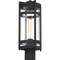 Nuvo Tofino - 1-Light - Post Lantern - Textured Black Finish with Clear Glass 60/6575 - alternate 6