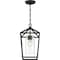 Nuvo Hopewell - 1-Light - Hanging Lantern - Matte Black Finish with Clear Seeded Glass 60/6594 - alternate 2