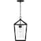 Nuvo Hopewell - 1-Light - Hanging Lantern - Matte Black Finish with Clear Seeded Glass 60/6594 - alternate 3