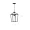 Nuvo Hopewell - 1-Light - Hanging Lantern - Matte Black Finish with Clear Seeded Glass 60/6594 - alternate 5