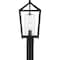 Nuvo Hopewell - 1-Light - Post Lantern - Matte Black Finish with Clear Seeded Glass 60/6595 - alternate 4