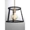 Nuvo Chassis 1-Light Mini Pendant Fixture - Copper Brushed Brass Finish with Matte Black Frame 60/6641 - alternate 5