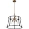 Nuvo Chassis - 3-Light Pendant Fixture - Copper Brushed Brass Finish with Matte Black Frame 60/6642 - alternate 3