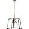 Nuvo Chassis - 3-Light Pendant Fixture - Copper Brushed Brass Finish with Matte Black Frame 60/6642 - alternate 5