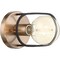 Nuvo Chassis 1-Light Wall Sconce - Copper Brushed Brass Finish with Matte Black Frame 60/6651 - alternate 6
