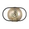 Nuvo Chassis 1-Light Wall Sconce - Copper Brushed Brass Finish with Matte Black Frame 60/6651 - alternate 1