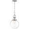 Nuvo Skyloft 1-Light Pendant Fixture - Polished Nickel Finish with Clear Glass 60/6672 - alternate 4