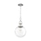 Nuvo Skyloft 1-Light Pendant Fixture - Polished Nickel Finish with Clear Glass 60/6672 - alternate 1