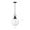Nuvo Skyloft 1-Light Pendant Fixture - Aged Bronze Finish with Clear Glass 60/6673 - alternate 5