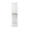 Nuvo Vesey 1-Light Wall Sconce - Brushed Nickel Finish with White Linen Shade 60/6691 - alternate 1