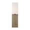 Nuvo Vesey 1-Light Wall Sconce - Burnished Brass Finish with White Linen Shade 60/6692 - alternate 1