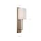 Nuvo Vesey 1-Light Wall Sconce - Burnished Brass Finish with White Linen Shade 60/6692 - alternate 5