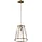 Nuvo Bruge 1-Light Pendant Fixture - Burnished Brass Finish with Clear Glass 60/6697 - alternate 3