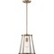 Nuvo Bruge 1-Light Pendant Fixture - Burnished Brass Finish with Clear Glass 60/6697 - alternate 2