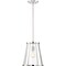 Nuvo Bruge 1-Light Pendant Fixture - Polished Nickel Finish with Clear Glass 60/6698 - alternate 5