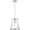 Nuvo Bruge 1-Light Pendant Fixture - Polished Nickel Finish with Clear Glass 60/6698 - alternate 3