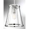 Nuvo Bruge 1-Light Pendant Fixture - Polished Nickel Finish with Clear Glass 60/6698 - alternate 4