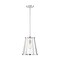 Nuvo Bruge 1-Light Pendant Fixture - Polished Nickel Finish with Clear Glass 60/6698 - alternate 1