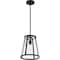 Nuvo Bruge 1-Light Pendant Fixture - Matte Black Finish with Clear Glass 60/6699 - alternate 8