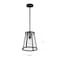 Nuvo Bruge 1-Light Pendant Fixture - Matte Black Finish with Clear Glass 60/6699 - alternate 5