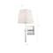 Nuvo Highline 1-Light Vanity - Polished Nickel Finish with White Linen Shade 60/6708 - alternate 5