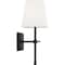 Nuvo Highline 1-Light Vanity - Aged Bronze Finish with White Linen Shade 60/6709 - alternate 2