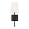 Nuvo Highline 1-Light Vanity - Aged Bronze Finish with White Linen Shade 60/6709 - alternate 1