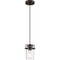 Nuvo Antebellum 1-Light Mini Pendant Fixture - Mahogany Bronze Finish with Clear Glass 60/6731 - alternate 3