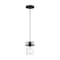 Nuvo Antebellum 1-Light Mini Pendant Fixture - Matte Black Finish with Clear Glass 60/6732 - alternate 1