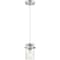 Nuvo Antebellum 1-Light Mini Pendant Fixture - Polished Nickel with Clear Glass 60/6734 - alternate 4