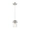 Nuvo Antebellum 1-Light Mini Pendant Fixture - Polished Nickel with Clear Glass 60/6734 - alternate 1
