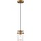 Nuvo Antebellum 1-Light Mini Pendant Fixture - Vintage Brass Finish with Clear Glass 60/6735 - alternate 4