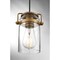 Nuvo Antebellum 1-Light Mini Pendant Fixture - Vintage Brass Finish with Clear Glass 60/6735 - alternate 5
