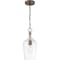 Nuvo Hartley 1-Light Pendant Fixture - Antique Copper Finish with Clear Glass 60/6748 - alternate 5
