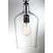 Nuvo Hartley 1-Light Pendant Fixture Matte Black Finish with Clear Glass 60/6749 - alternate 5
