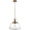 Nuvo Basel 1-Light Pendant Fixture - Burnished Brass Finish with Clear Glass 60/6757 - alternate 3