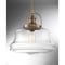 Nuvo Basel 1-Light Pendant Fixture - Burnished Brass Finish with Clear Glass 60/6757 - alternate 5
