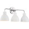 Nuvo Sloan 3-Light Vanity - Polished Nickel Finish with Matte White Shade 60/6783 - alternate 2