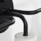 Nuvo Sloan 3-Light Vanity - Matte Black Finish with White Shade 60/6786 - alternate 3