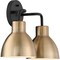 Nuvo Sloan 2-Light Vanity - Matte Black and Burnished Brass Finish 60/6792 - alternate 5