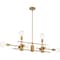 Nuvo Delphi 8-Light Island Pendant Fixture - Aged Gold Finish 60/6872 - alternate 5
