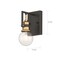 Nuvo Intention 1-Light Vanity - Warm Brass and Black Finish 60/6971 - alternate 5