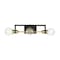 Nuvo Intention 3-Light Vanity - Warm Brass and Black Finish 60/6973 - alternate 1
