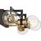 Nuvo Intention 4-Light Vanity - Warm Brass and Black Finish 60/6974 - alternate 8