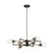 Nuvo Intention 6-Light Chandelier - Warm Brass and Black Finish 60/6976 - alternate 1