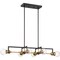 Nuvo Intention 6-Light Island Pendant Fixture - Warm Brass and Black Finish 60/6977 - alternate 3